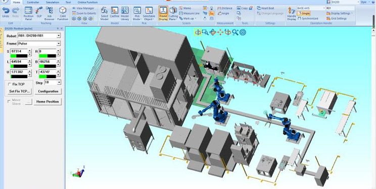 Application of stamping automation simulation technology